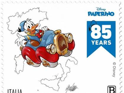 Paperino ha 85 anni: ecco i francobolli che lo festeggiano
