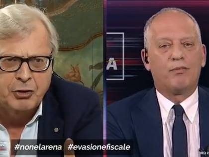 Scontro Sgarbi-Gomez da Giletti: "Ipocrita, vai a fare in c…"