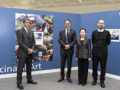 A Malpensa inaugurata la mostra "milano In shanghai". Brunini: "Ora accordi per più voli e vettori"