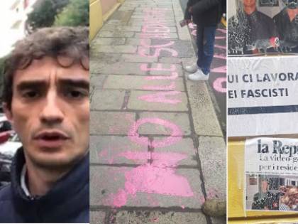 "Qui lavorano dei fascisti". A Bologna blitz contro gli esponenti FdI
