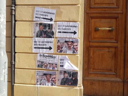 Bologna, il blitz allo studio del consigliere comunale Marco Lisei