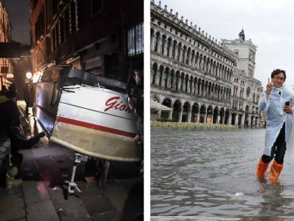 Venezia in ginocchio. E i turisti scattano i selfie
