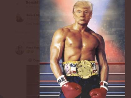 Trump versione Rocky Balboa: il fotomontaggio fa impazzire il web