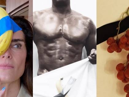 Da Fiorella Mannoia a Vin Diesel, come i vip hanno "smontato" la banana di Maurizio Cattelan