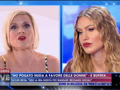 "Siamo state insultate e minacciate e non ci hai chiesto scusa", Taylor Mega contro Chiambretti