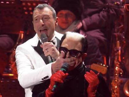 Cristiano Malgioglio vuole spoilerare Sanremo, Amadeus gli tappa la bocca