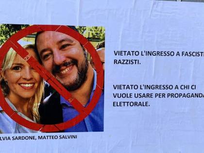 Quella cena degli antagonisti pro abusivi e contro i leghisti