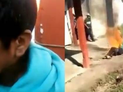 Folla pesta a sangue e dà fuoco a presunto pedofilo: choc in Messico