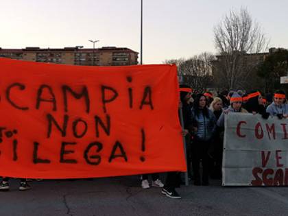 A Scampia le mobilitazioni anti leghista: "Al Sud non deve presentarsi"