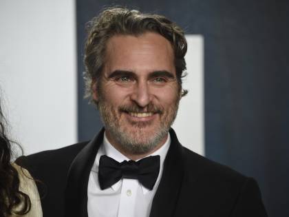 Joaquin Phoenix, le immagini degli Oscar