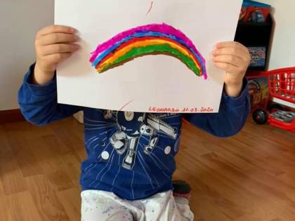 "Andrà tutto bene", il messaggio di speranza dei bimbi italiani