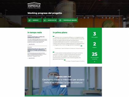 Ospedale Fiera Milano, online il sito per seguire i lavori in diretta