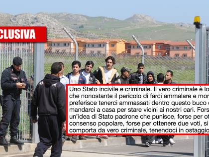 La lettera choc di un detenuto: "Voglio tornare a casa, lo Stato è criminale"
