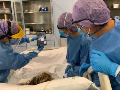 Covid, quella videochiamata come una carezza nel giorno dell'addio