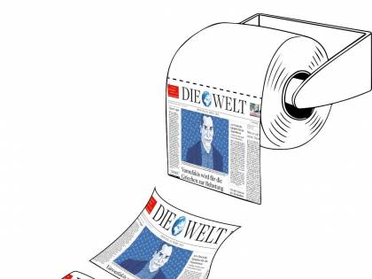 Mafia e soldi di Bruxelles, Gasparri: "Carta igienica uso più utile di Die Welt"