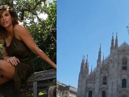 Elisabetta Canalis si emoziona con le Frecce Tricolore. Ma i fan la insultano: "Costano una fortuna"