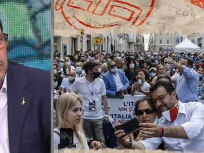 Battibecco Floris-Salvini: "Perché si è tolto la mascherina?"