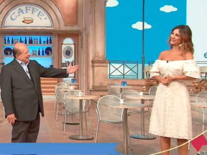 Giancarlo Magalli offende in diretta Roberta Morise: "Virginale... almeno nell'abito"