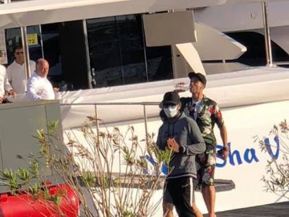 Cristiano Ronaldo a Viareggio per scegliere il suo nuovo super yacht