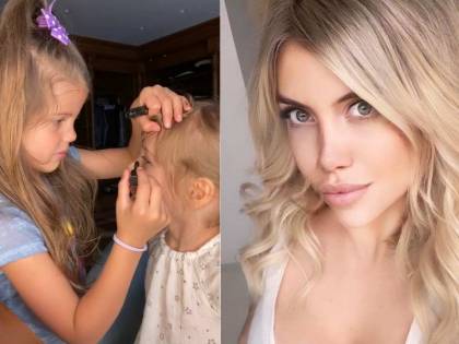 Il Codacons denuncia Wanda Nara: "Usa le sue figlie per promuovere cosmetici"