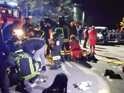 Strage di Corinaldo, pene fino ai 12 anni per la banda dello spray