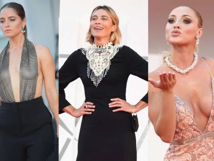 Scollate "contro" pudiche: chi si sveste e chi si copre sul red carpet di Venezia