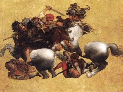 Battaglia di Anghiari: "Leonardo da Vinci non l'ha mai dipinta"