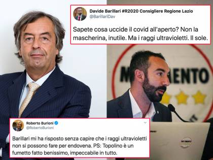 "Ha studiato su Topolino", "Sei abbronzatissimo". Lite social Burioni-Barillari