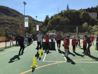 Ad Arquata del Tronto McDonald's inaugura il nuovo centro sportivo