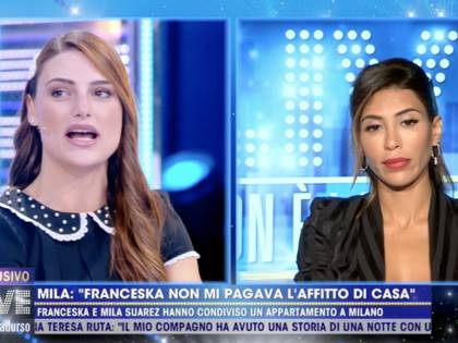Tra Franceska Pepe e Mila Suarez volano stracci