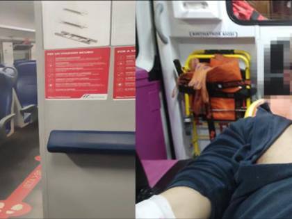 La violenza choc del nigeriano sul treno. Poi l'attacco al poliziotto