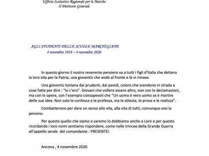 "Il vero uomo è martire": polemiche per il messaggio del 4 novembre
