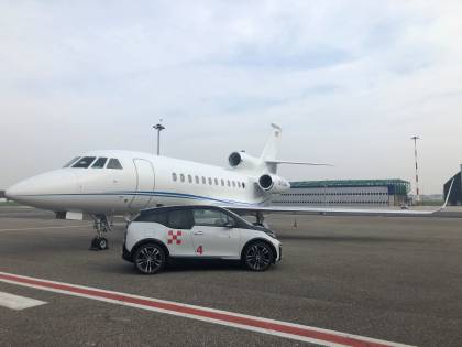 Voli business, a Linate Prime arrivano le Bmw i3 "full electric" per la mobilità sostenibile