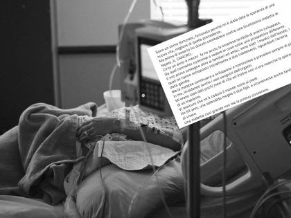 "Non si muore solo di Covid": la straziante lettera di un malato di tumore