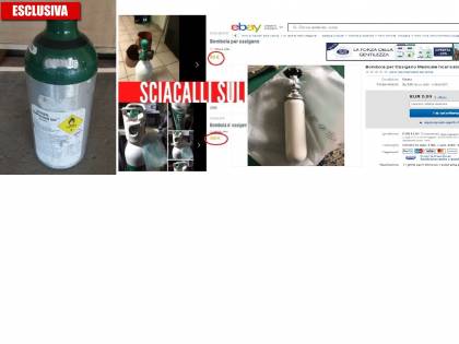Le foto della vergogna: ecco chi specula sulle bombole d'ossigeno