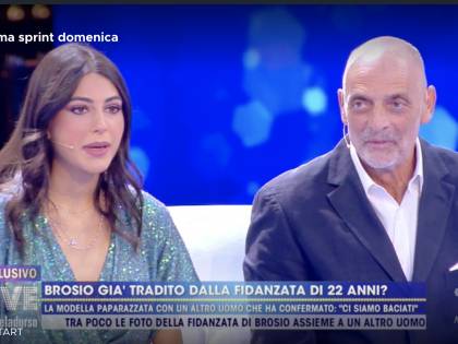 Brosio tradito dalla fidanzata: ma il bacio c'è stato davvero?