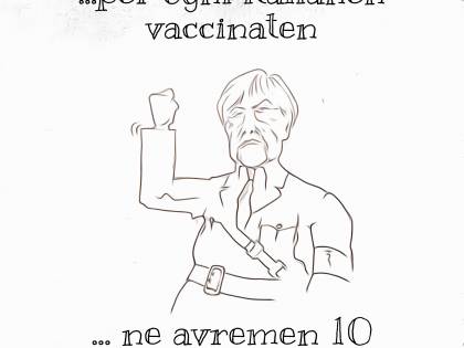 La vignetta del giorno: la Merkel spiega il perché del così basso numero di dosi vaccino per l Italia