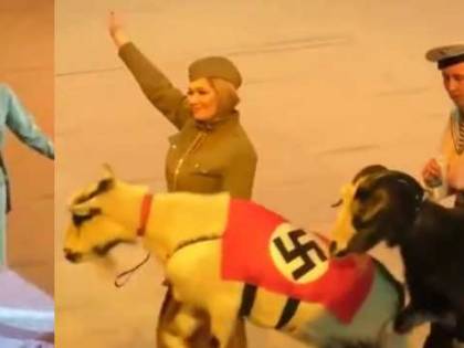"La scimmia ha l'uniforme nazista". Bufera per lo spettacolo del circo