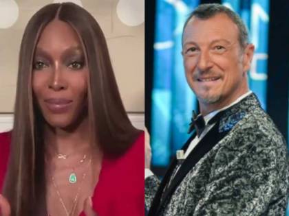 "Sarà un Sanremo degli italiani". Ma Amadeus chiama Naomi Campbell a condurre