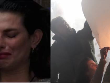 Dayane Mello prende parte alla veglia funebre per il fratello