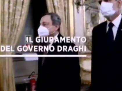 "È morto qualcuno?", la sigla dello speciale Tg1 sul governo Draghi è virale