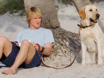 Io e Marley, così sono state realizzate le scene con il labrador