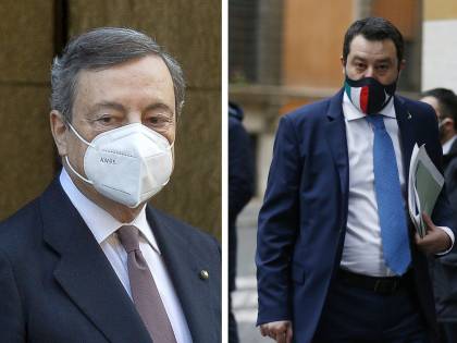 Chiusure, commissario e vaccini: il faccia a faccia Draghi-Salvini