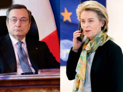 Draghi sente Von der Leyen: "Più proporzionalità nella gestione migranti"