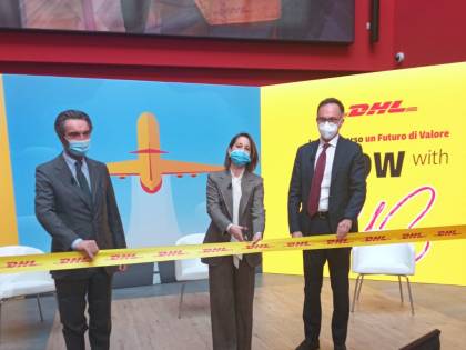 Dhl inaugura il maxi hub per le merci a Malpensa con un investimento di 110 milioni di euro