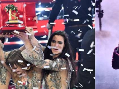 I Maneskin sbancano a Sanremo. Ma la star è Achille Lauro-insanguinato