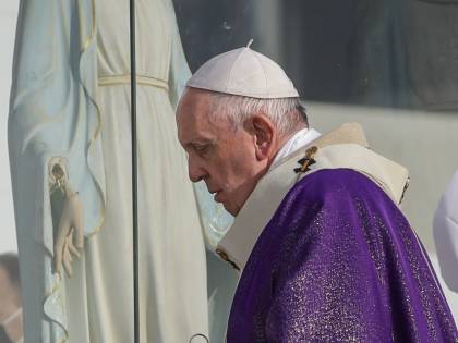 La benedizione della Madonna vandalizzata dal Califfato