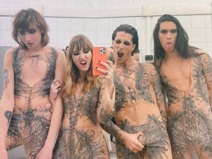 Maneskin, Instagram censura la foto scattata alla finale di Sanremo