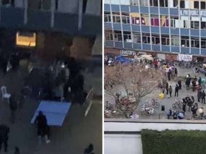 Il 'Covid party' degli okkupanti: ecco il lockdown del centro sociale