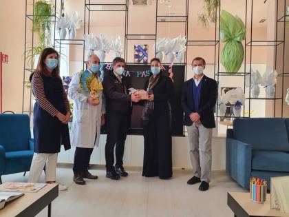 Le fondazioni Fiera Milano e Ronald McDonald al Niguarda assieme ai piccoli pazienti ricoverati